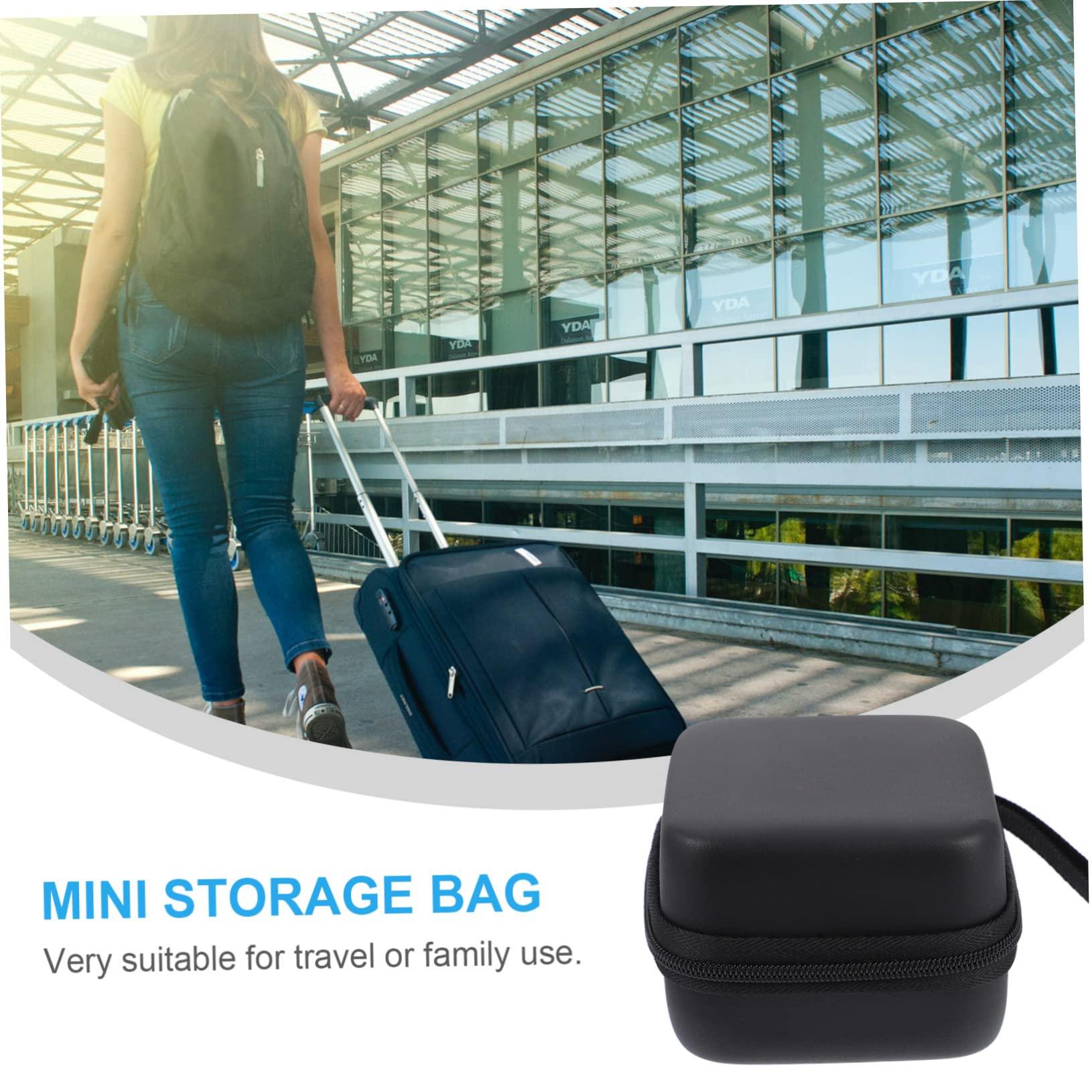 Outanaya Outanaya 1pc Essential Oil Bottle Storage Box Bottles Essential Oil Wall Organizer Diffuser Rod Oil Burner Camo Cauldron Essential Oil Carrying Case Deep Conditioner Reel Case Pole Pu Black