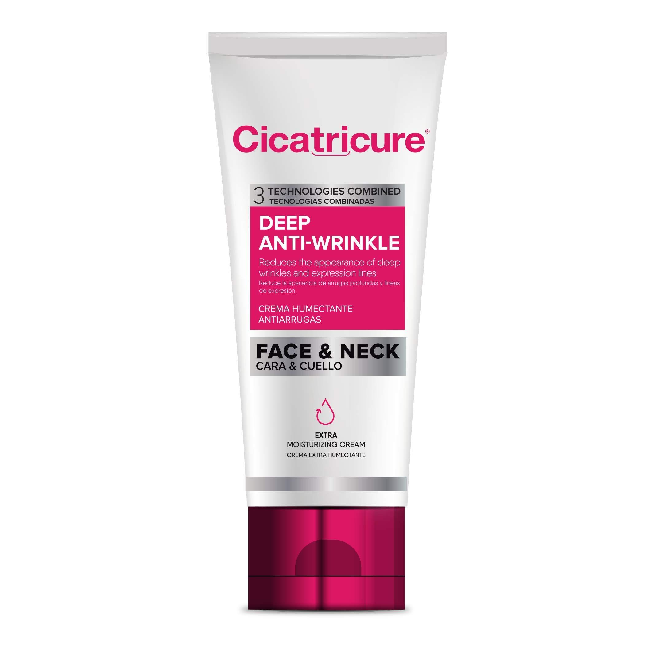 CICATRICURE Cicatricure Anti-Wrinkle Face and Neck Cream, Anti-Aging Moisturizer, Reduces Deep Lines, Improved Skin Appearance, For Daily Use, Night Cream, 2.1oz - Pack of 4