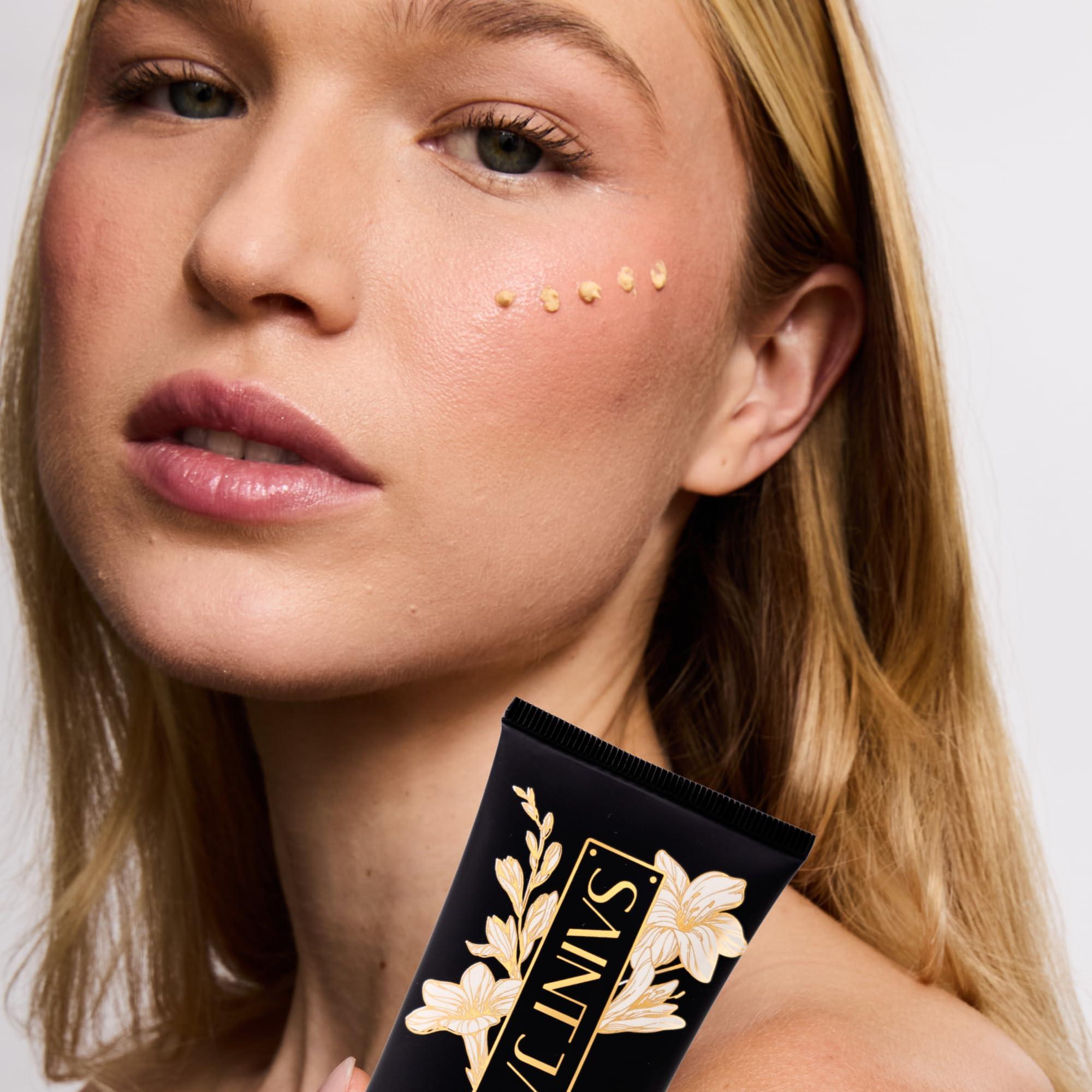 SAINT JANE SAINT JANE - Luxury Sun Ritual - Pore Smoothing SPF 30 Mineral Sunscreen | Luxury, Floral-Infused, Clean Skincare (1.7 oz | 50 ml)