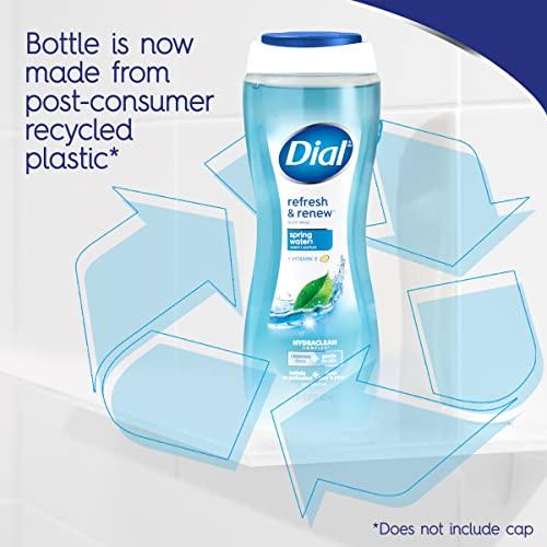 Dial Dial Body Wash, Refresh & Renew Spring Water, 32 fl oz