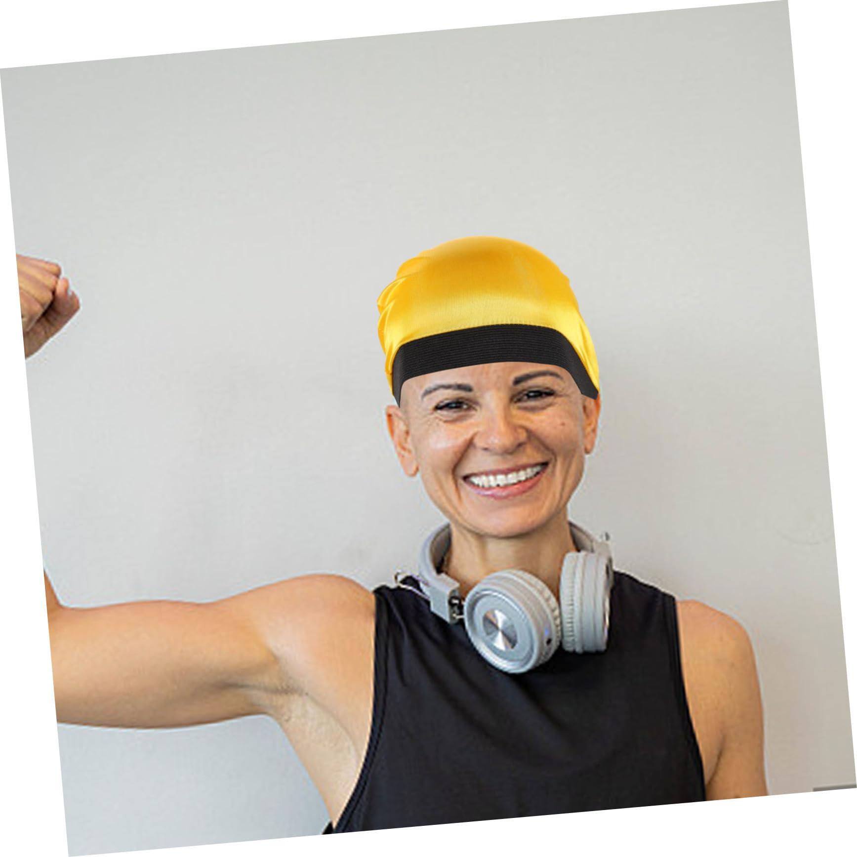 Beavorty Beavorty Elastic Wave Caps for Men Unisex Wig Liner Hat Comfortable Stretch Dome Cap