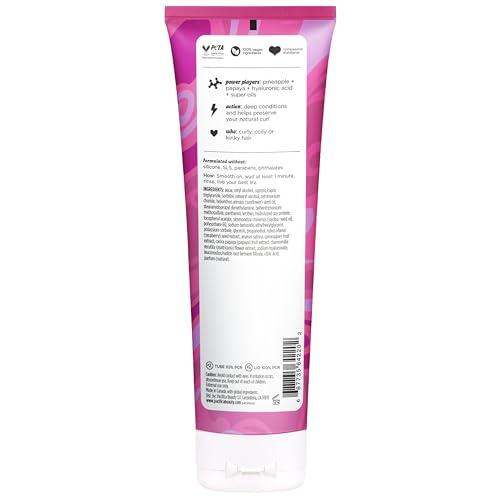 Pacifica Pacifica Curly Hair Conditioner - Pineapple Papaya Curls Hair Care Treatment, Designed to Enhance Natural Curls, Color-Safe, Vegan & Cruelty-Free Dermatologist Tested