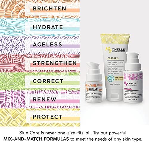 MyChelle Dermaceuticals MyChelle Dermaceuticals Remarkable Retinal Serum (1 Fl Oz) - Anti Aging Serum with Potent Vitamin A and Plant Stem Cells to help Reduce Appearance of Fine Lines and Wrinkles