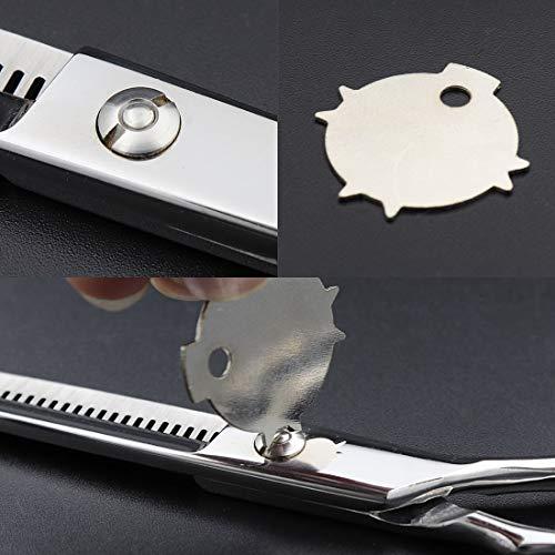 FARI FARI Hair Cutting Scissors Kit, Barber Haircut Thinning Scissors Hairdressing Shears for Salon and Home (Silver)