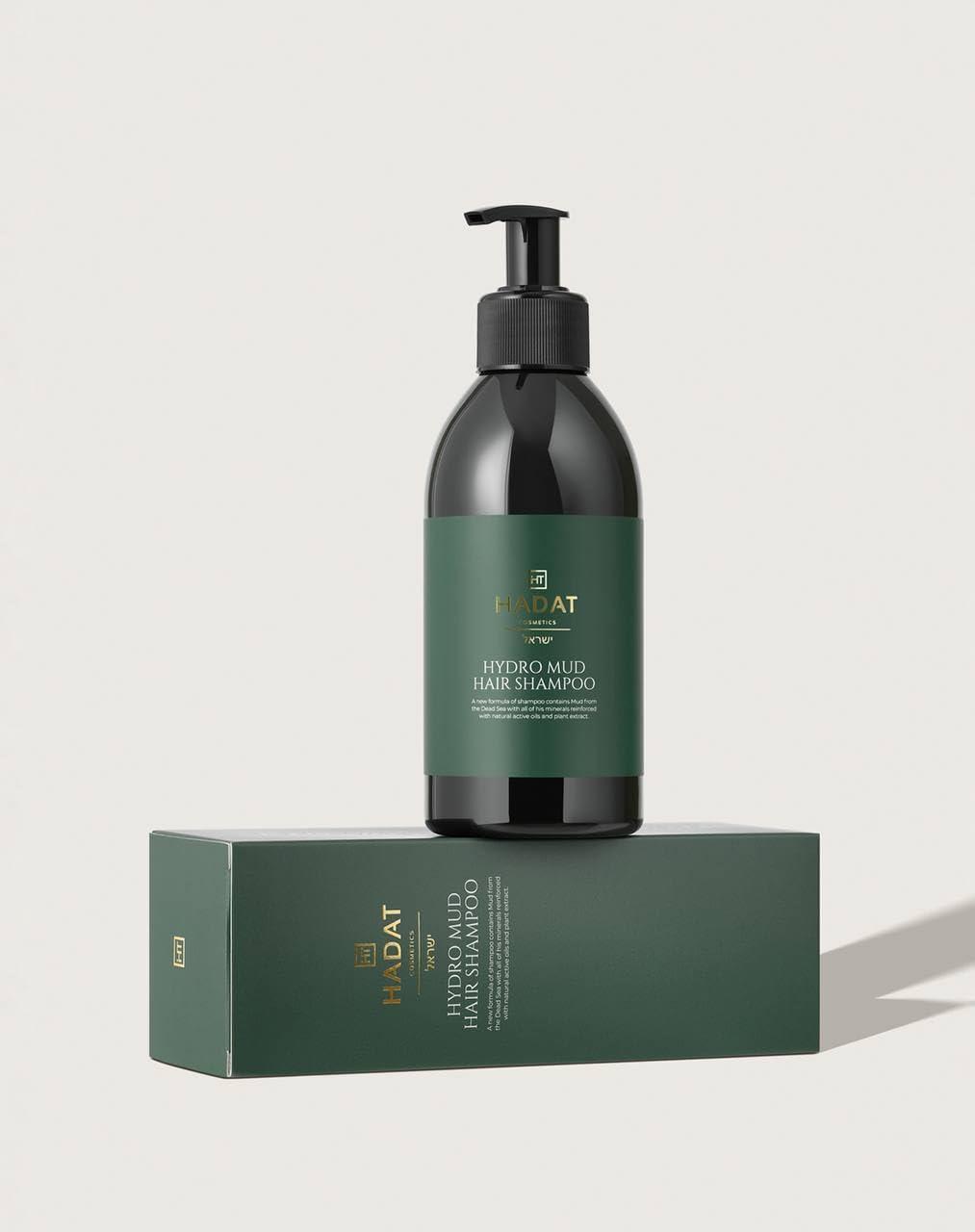 HADAT Cosmetics HADAT Hydro Mud Hair Shampoo 10.14 Fl. Oz. (300 ml) Exfoliating Shampoo - Combats Dandruff & Oiliness. Formula Enriched with Natural Active Oils and Plant Extracts, Nourishes and Moisturises