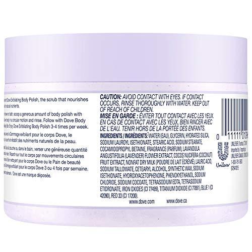 Dove Dove Exfoliating Body Polish Body Scrub Crushed Lavender & Coconut Milk 10.5 oz