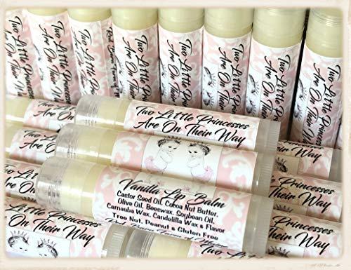 Red Barn Farm of Maine 20 TWIN GIRL Lip Balm Baby Shower Party Favors