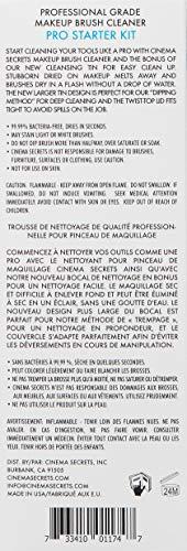 CINEMA SECRETS Cinema Secrets Professional Makeup Brush Cleaner Kit, 8 fl oz, Vanilla