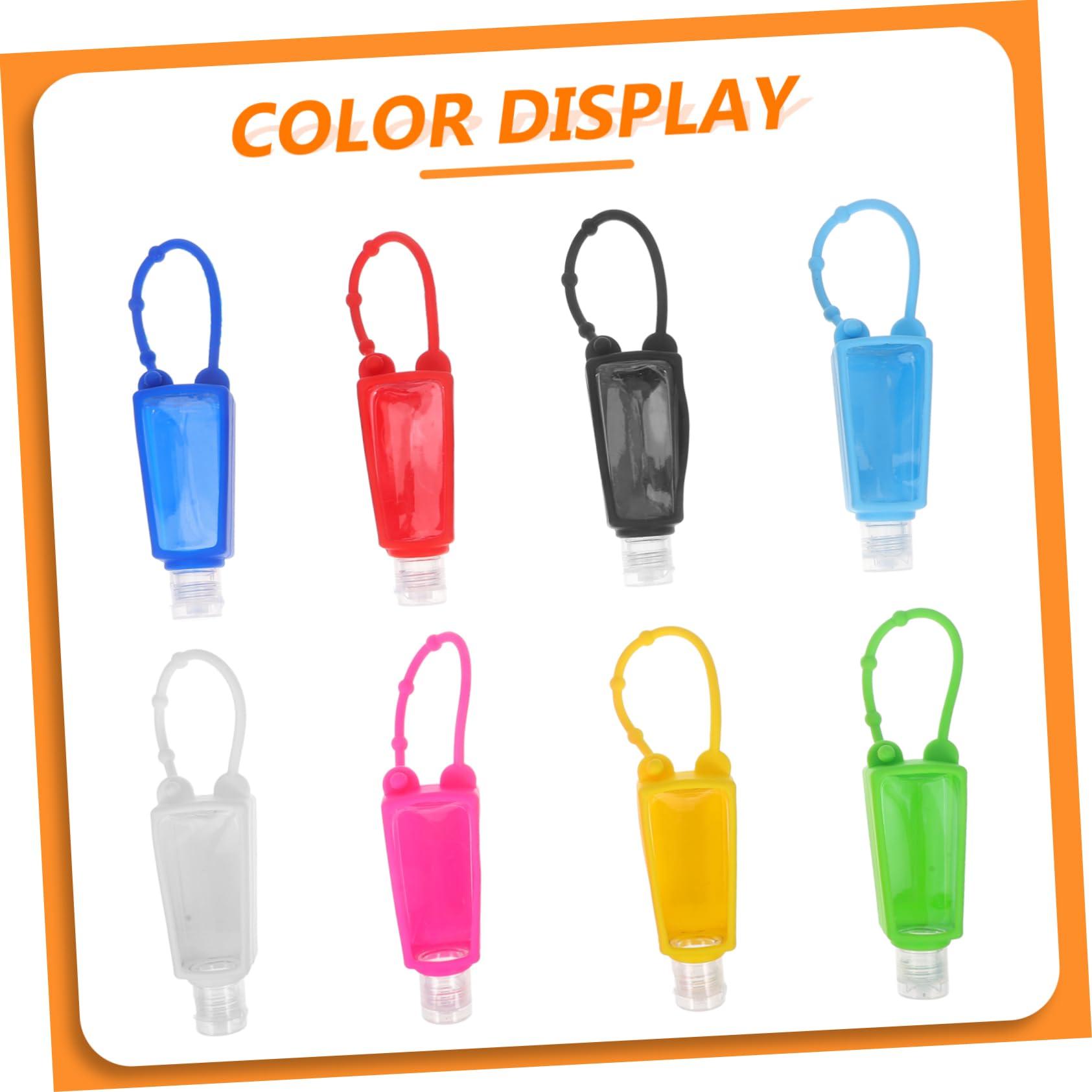 Baluue Baluue 20pcs Portable Bottle Keychain Empty Squeeze Bottle Hand s Anitizer Holder Travel Bottle Squeeze Bottles for Shampoo Essential Oil Holder Shampoo Container Empty Hand Case The Pet