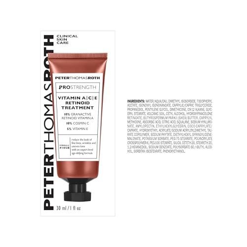 Peter Thomas Roth Peter Thomas Roth | PRO Strength Vitamin A|C|E Retinoid Treatment, For Fine lines, Wrinkles and Uneven Tone, Anti-Aging and Brightening Cream with Vitamins A, C and E