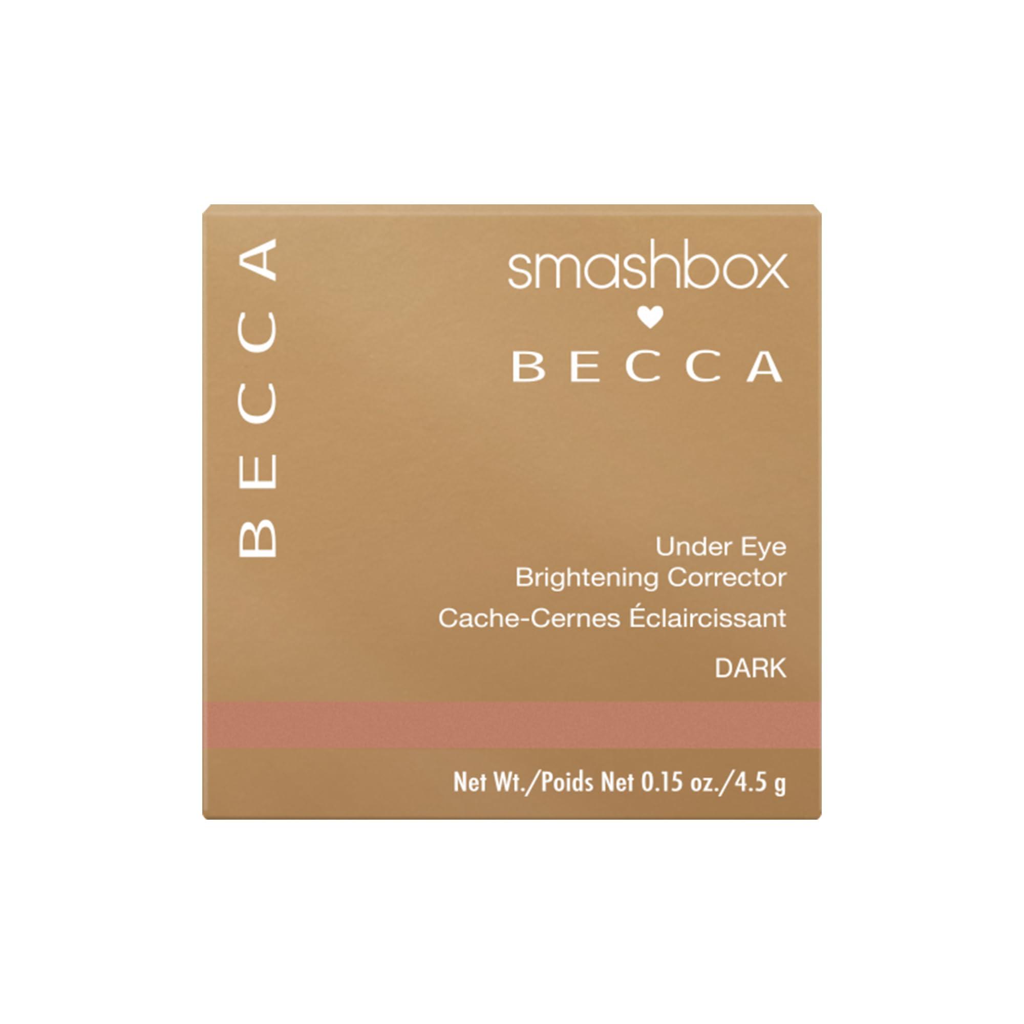 Smashbox Smashbox X BECCA Under Eye Brightening Cream Corrector | Vitamin E, Full Coverage + Color Corrector, 0.15 Ounce, Dark
