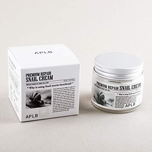 APLB APLB Premium Repair Snail Cream Moisturizer 2.37 FL.OZ. / Korean Skin Care, Natural Snail Extract, Long lasting Moisturizing, Pore Care, Improve Elasticity for firm skin