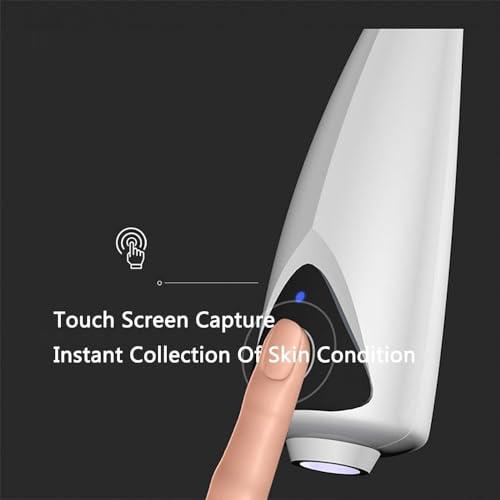 MAHWER MAHWER Face Skin Analyzer, Smart Skin Diagnosis System with 5 Million Pixel Lens and Touch Screen Design, 9 Kinds of Test Reports and Product Add Save Function