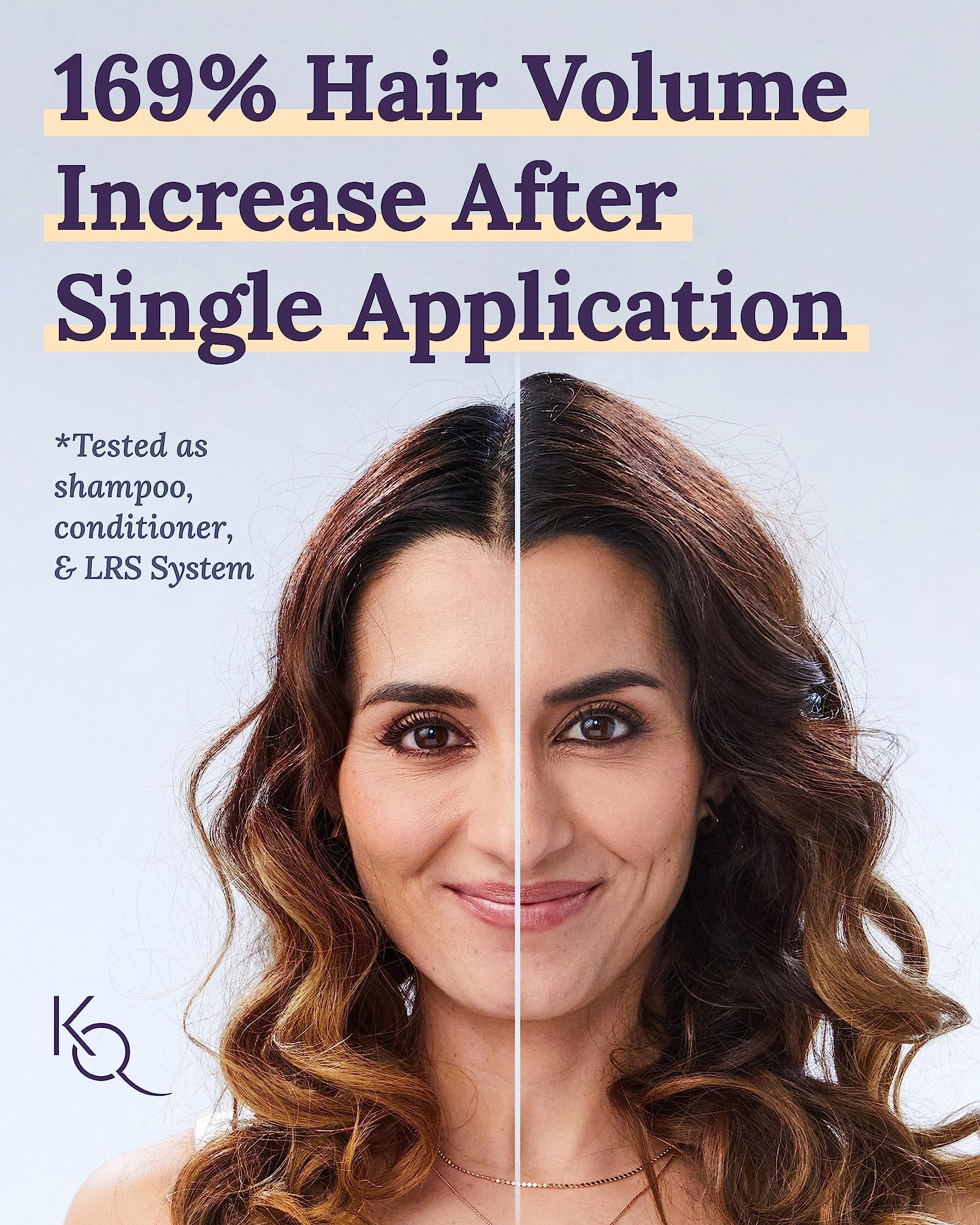 Keranique Keranique Volumizing Keratin Conditioner for Thinning Hair, Hair Regrowth | Keratin Amino Complex, Free of Sulfates, Dyes and Parabens, 8 Fl Oz