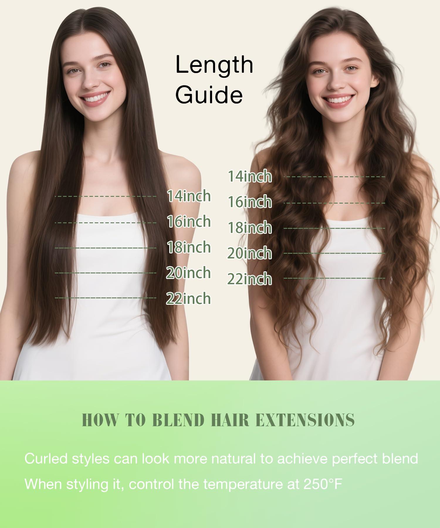 SURNEL SURNEL Tape in Hair Extensions Human Hair 16 inch Tape in Hair Extensions Color 1B Fading to 4 Brown Highlighted 27 Blonde Tape Hair Extensions 20 pcs 50g(#1B/4/27-16)