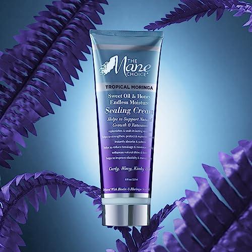 The Mane Choice THE MANE CHOICE - Tropical Moringa Sweet Oil & Honey Endless Moisture Sealing Cream, 8 Ounce