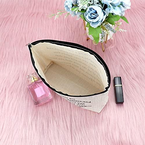 Sfodiary Sfodiary Encouragement Gift for Women Makeup Bag Inspirational Gifts Cosmetic Bag Congratulations Graduation Gifts Funny Birthday Gift for Sister Travel Cosmetic Pouch New Beginnings gifts