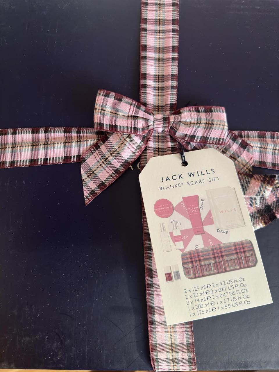 Generic Jack Wills Blanket Scarf & Toiletries Gift Set