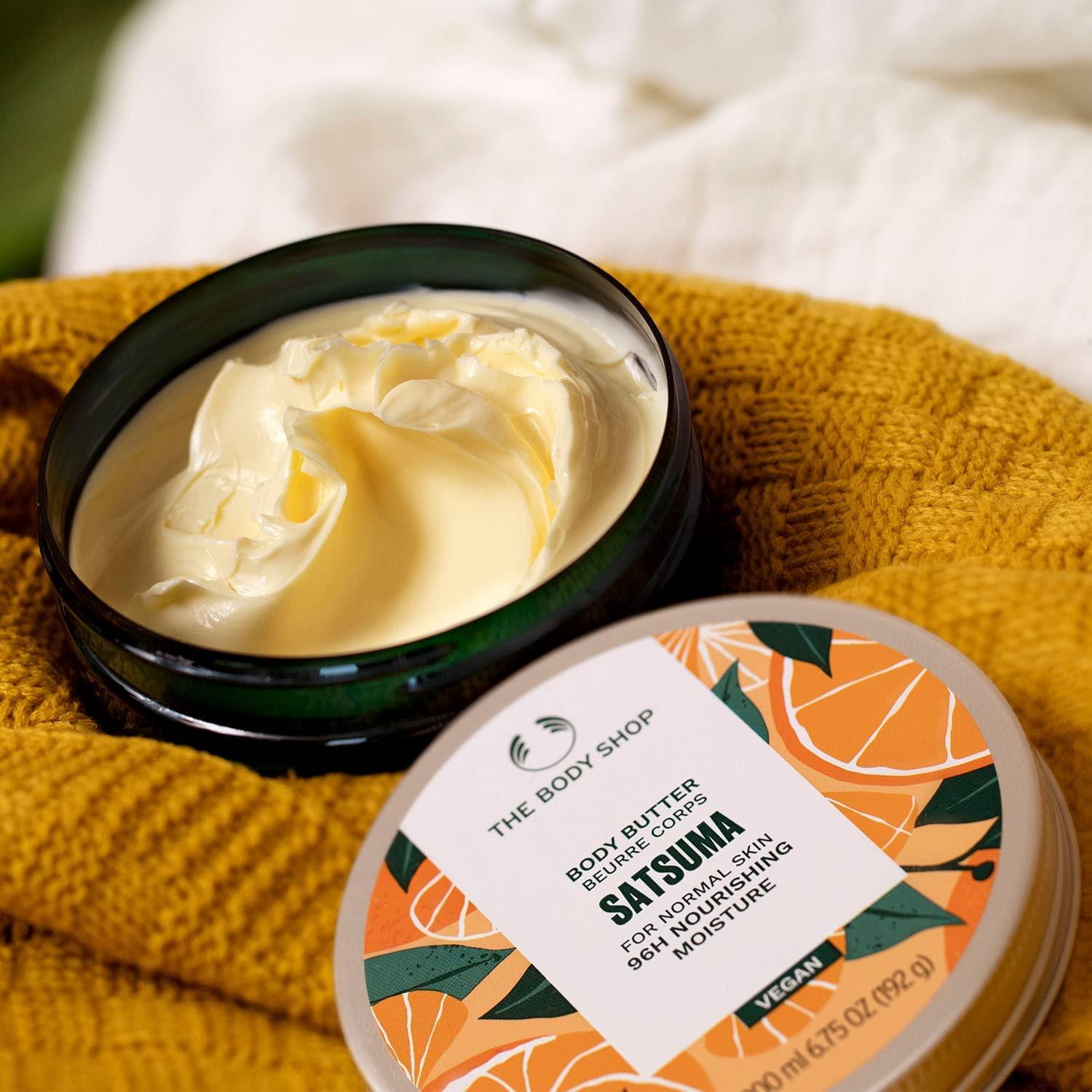The Body Shop The Body Shop Mango Body Butter  Nourishing & Moisturizing Skincare for Very Dry Skin  Vegan  1.62 oz