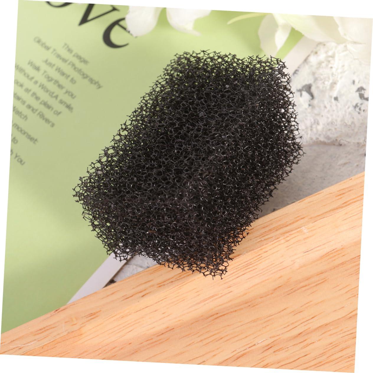 OSOLADY OSOLADY 3 Pcs Mud Skin Sponge Black Makeup Sponge Halloween Party Sponge Black Stipple Sponge Professional Makeup Kit Stipple Sponges Black Toiletry Bag Stipple Sponge Bulk