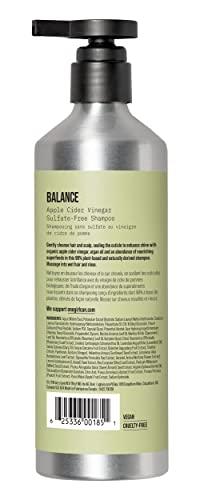 AG Care AG Hair Balance Apple Cider Vinegar Sulfate-Free Shampoo, 12 Fl Oz