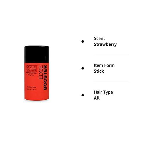 Style Factor Style Factor Edge Booster Hair Pomade Stick Strong Hold 2.36 oz (STRAWBERRY)