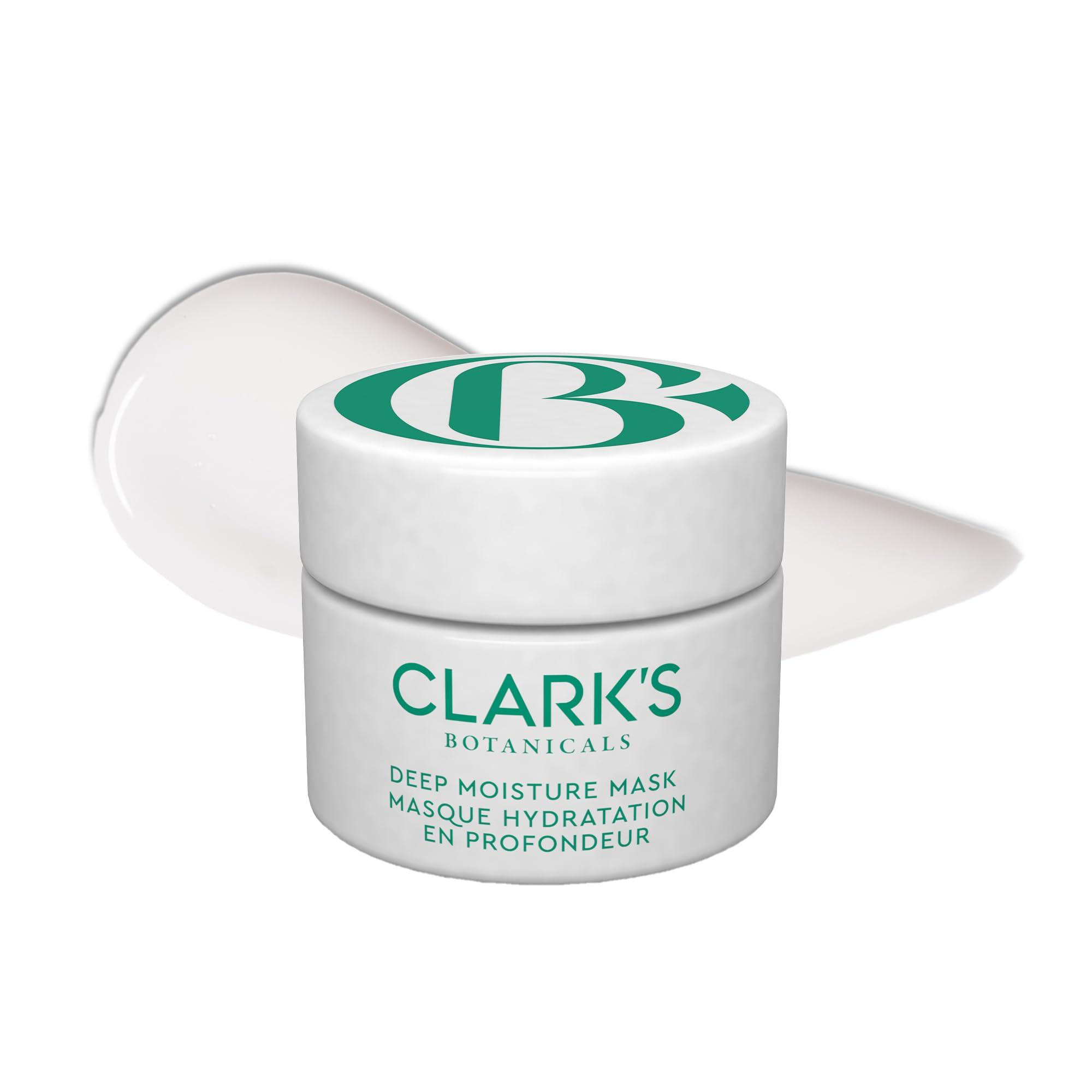 Clark's Botanicals Clark\'s Botanicals Deep Moisture Mask, Target Dryness, Redness & Inflammation, Stimulate Collagen Production, All Skin Types, 2-in-1 Moisturizer & Invisible Mask (1.70 Ounce (Pack of 1))