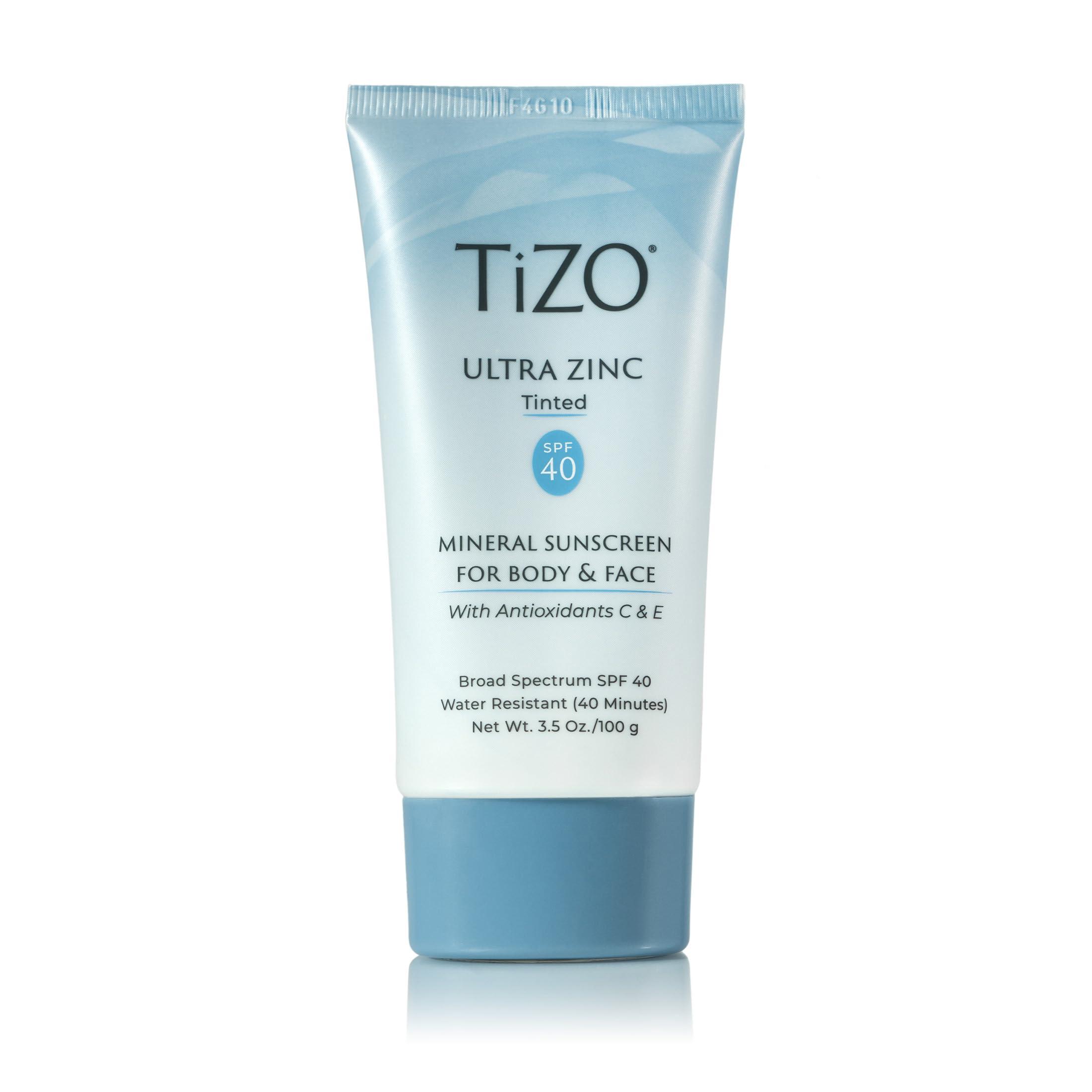 TIZO TIZO Ultra Zinc Body Face Sunscreen Tinted SPF 40, 3.5 oz