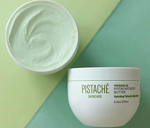Pistach Skincare Pistach Skincare Pistachio Oil On-the-Go Radiance Set + Whipped Body Butter + 5-Pc Mini Collection (Travel)+ Hydrates and Nourishes + Vitamin E + Antioxidant Protection