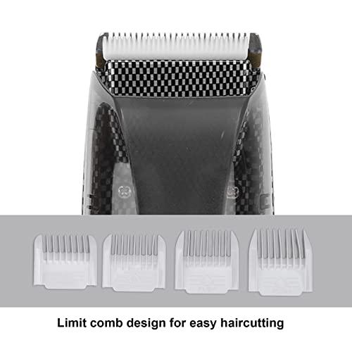 YUYTE YUYTE Hair Trimmer USB Vacuum Trimmer Kit with Powerful Automatic Hair Suction for Beards Facial Hair Stubble Hair Clipping Lithium Ion Powered Electric Shaver with 4 Guide Combs