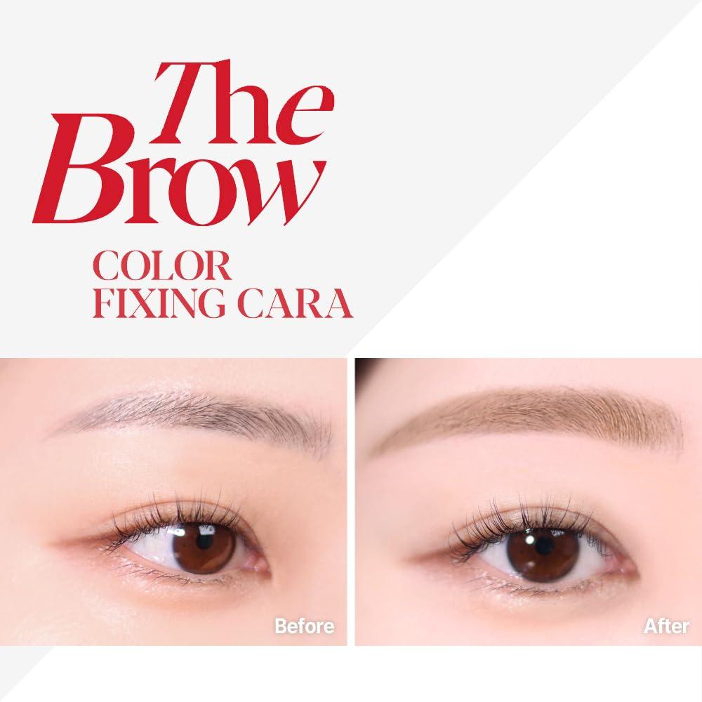 Espoir Espoir The Brow Color Fixing Cara #2 Taupe 0.1 fl oz | Easy Fixing without Clumping with Skinny Brush | Long Lasting Smudgeproof Eyebrow Mascara | Soft Mood Coloring Tinted Gel | Korean Eye Makeup