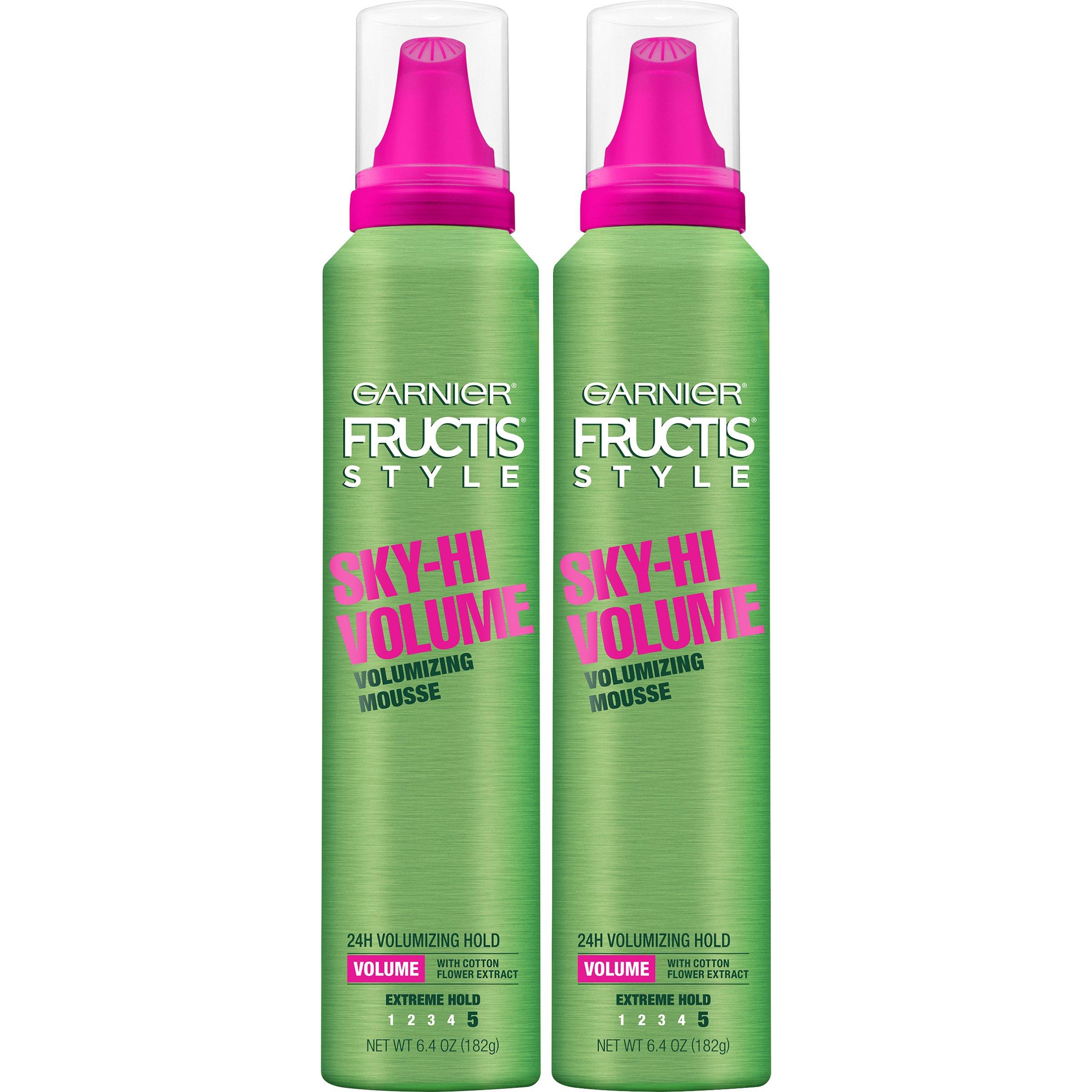 Garnier Garnier Hair Care Fructis Style Sky-Hi Volume Volumizing Mousse, 2 Count