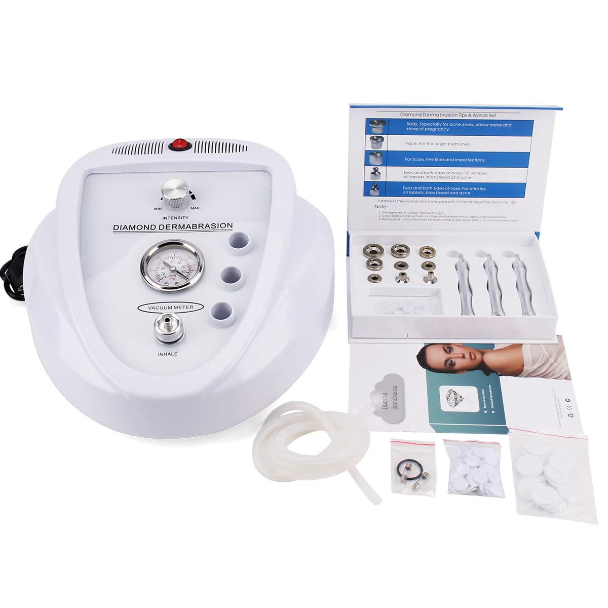 Yofuly Yofuly Diamond Microdermabrasion Machine, 65-68cmHg Suction Power Professional Dermabrasion, Home Use Facial Skin Care Equipment