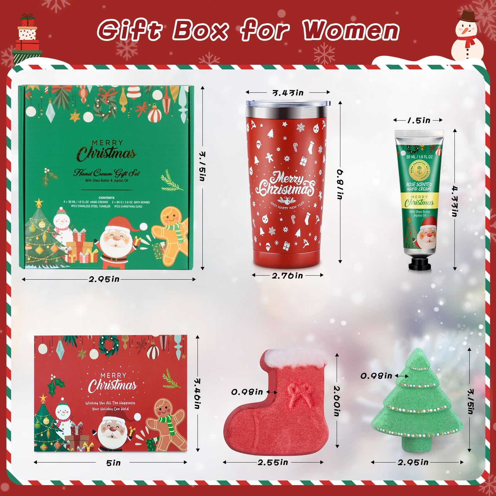 YUEONEWIN Gifts Set for Women - Christmas Basket Gift Set, Ideas Relaxing Spa Gift Basket Set for Women, Bath and Body Self Care Gift Set for Her, Mom, Wife, Girlfriend, Sister, Coworker, Teacher, Nurse