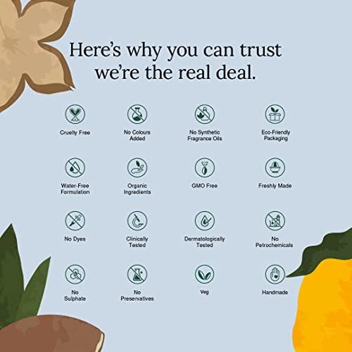 Juicy Chemistry Juicy Chemistry - Certified Organic & 100% Natural Pre-Shampoo Hair Mask w/Argan & Mango Butter for Dry & Frizzy Hair (75gm)