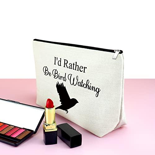 Mxrymvu Ornithologist Gift for Bird Lover Bird Watcher Gift Makeup Bag Birthday Gifts for Bird Girl Animal Lover Gift for Her Friends Family Kids Daughter Cosmetic Bag Christmas Gift Travel Makeup Pouch