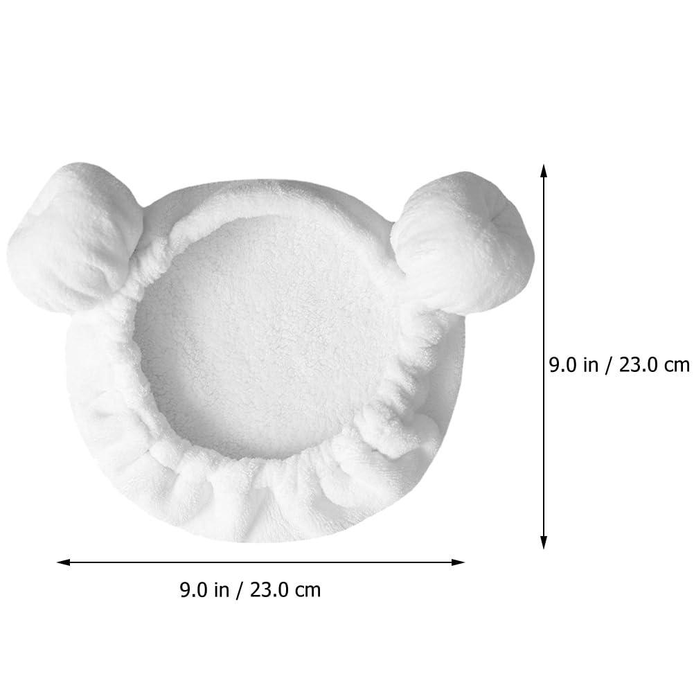 BIUDECO BIUDECO Quick Drying Hair Wrap for Boy Girl Cotton Hair Towel Hat with Heart Pattern Absorbent Hair Turban for Boy Girl Soft Cloth Hair Drying Towel Cap