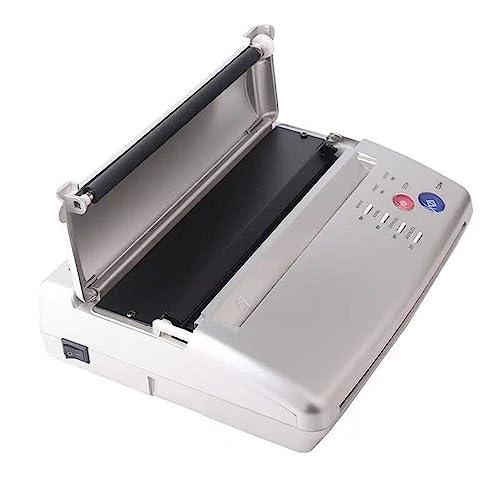 JHTIFRDY JHTIFRDY Tattoo Transfer Stencil Machine for Tattoo Transfer Temporary and Permanent Tattoos Professional A5 A4 Tattoo Transfer Copier, Thermal Stencil Paper Printer(Sliver)