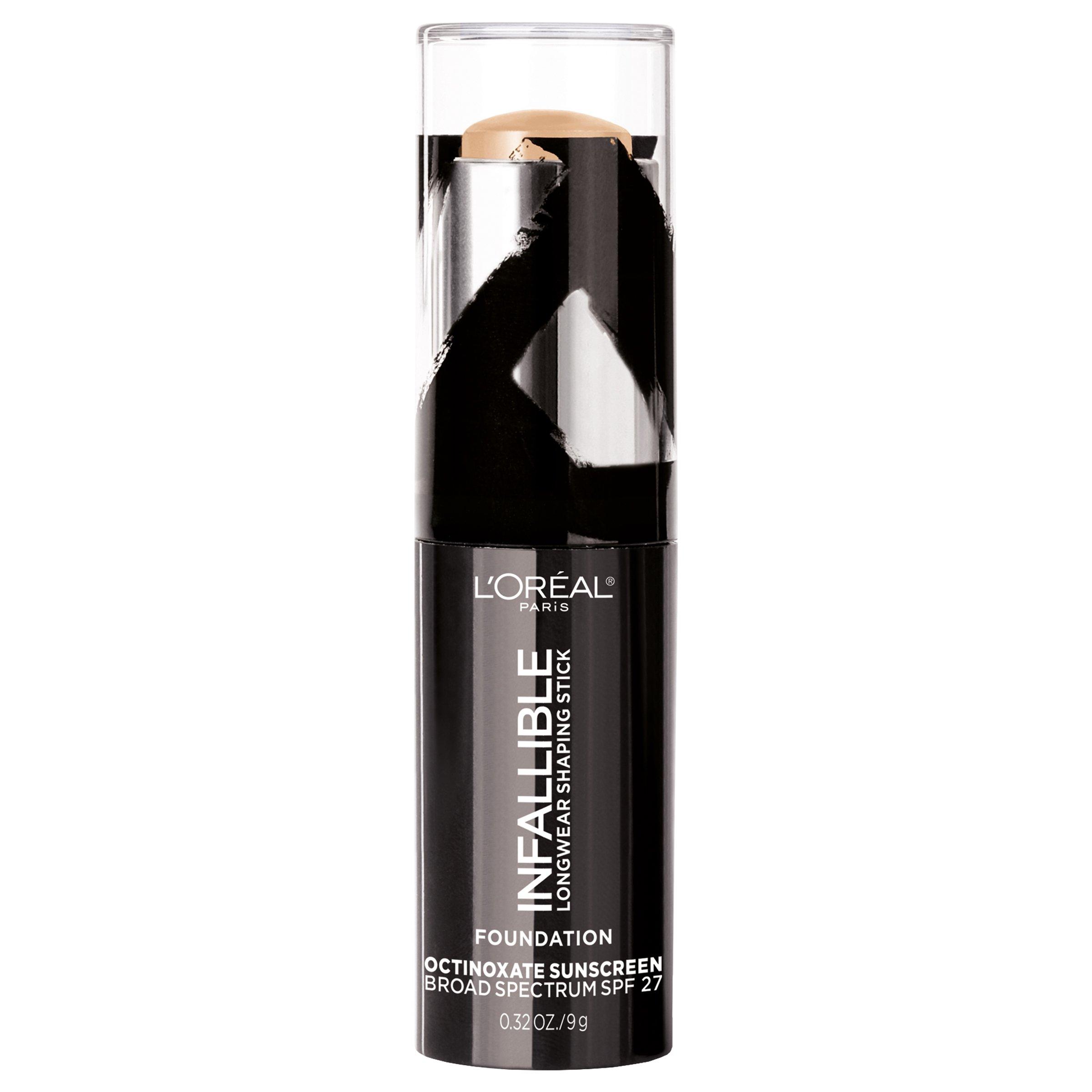 L'Oreal Paris L'Oreal Paris Makeup Infallible Longwear Shaping Stick Foundation, 405 Sand, 1 Tube, 0.32 Ounce