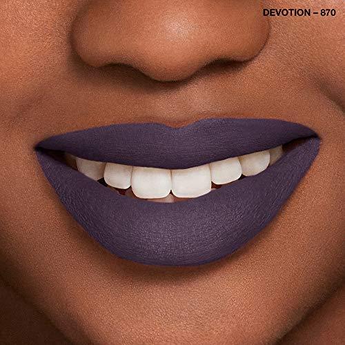 Rimmel London Rimmel London Stay Matte Liquid Lip Color with Full Coverage Kiss-Proof Waterproof Matte Lipstick Formula that Lasts 12 Hours - 870 Devotion, .21oz