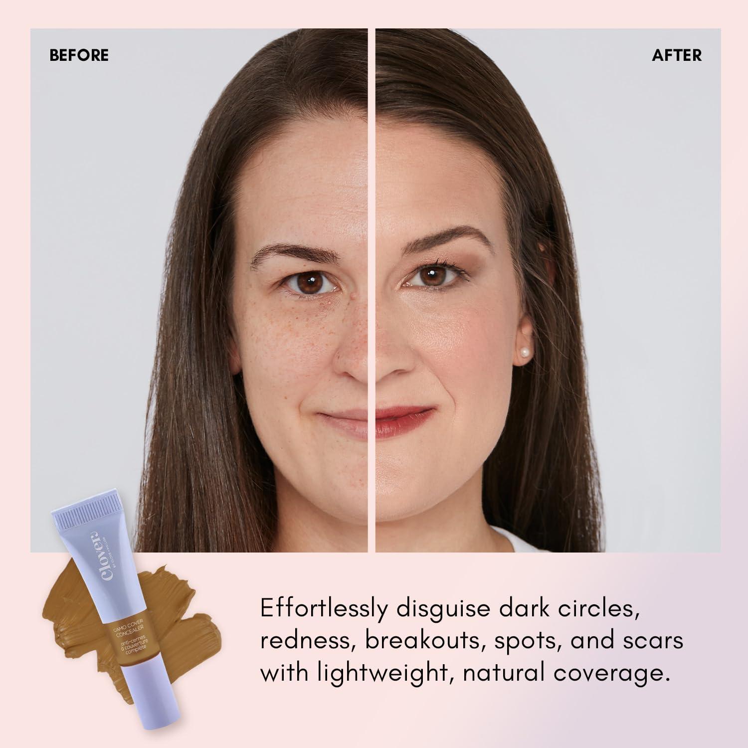 Clover Clover Camo Cover Face & Under Eye Concealer Cruelty-Free & Vegan Natural Makeup