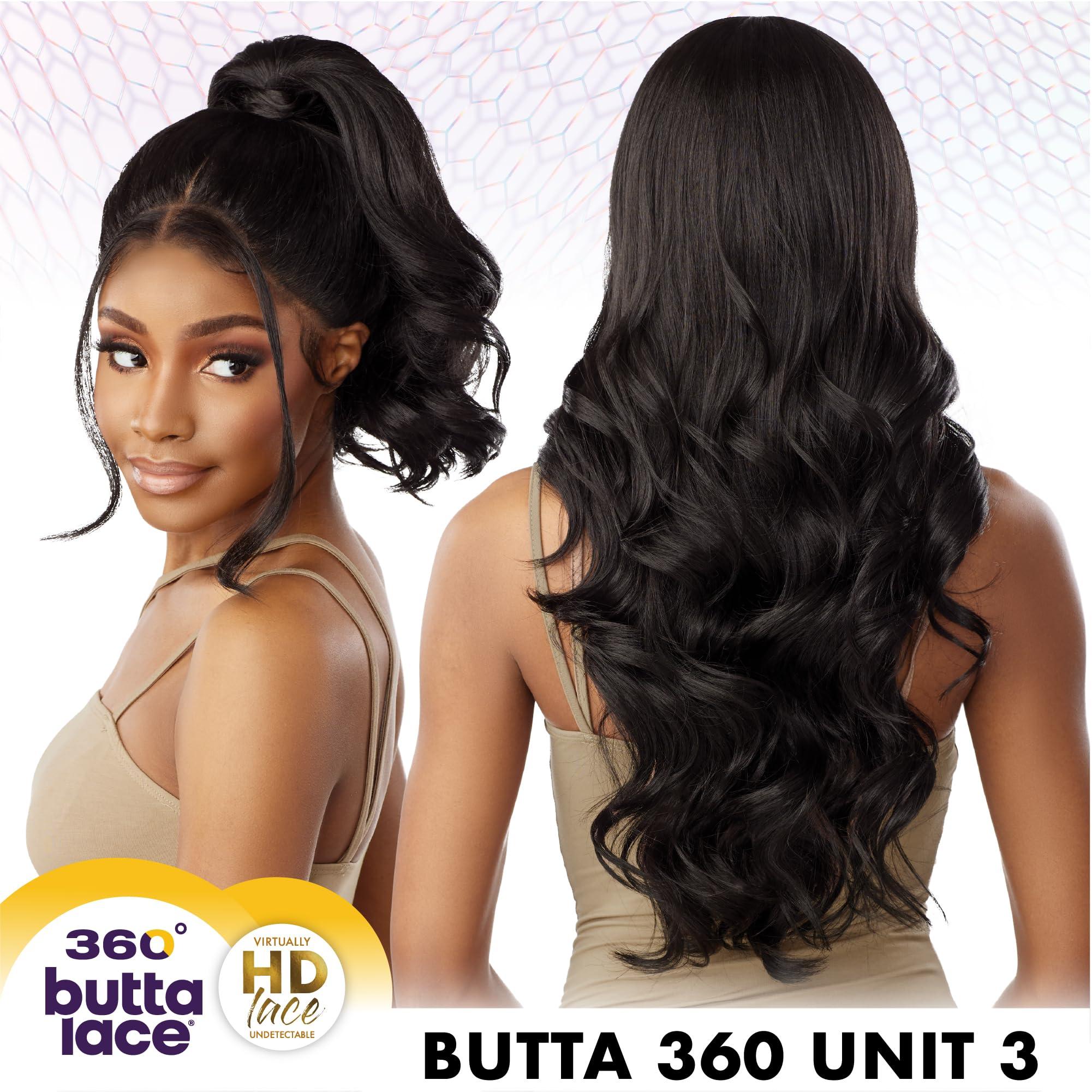 Sensationnel Sensationnel Butta 360 lace wigs - unit 3 wider parting 360 degree lace glueless synthetic preplucked hairline (BABYLIGHTSCARAMEL)