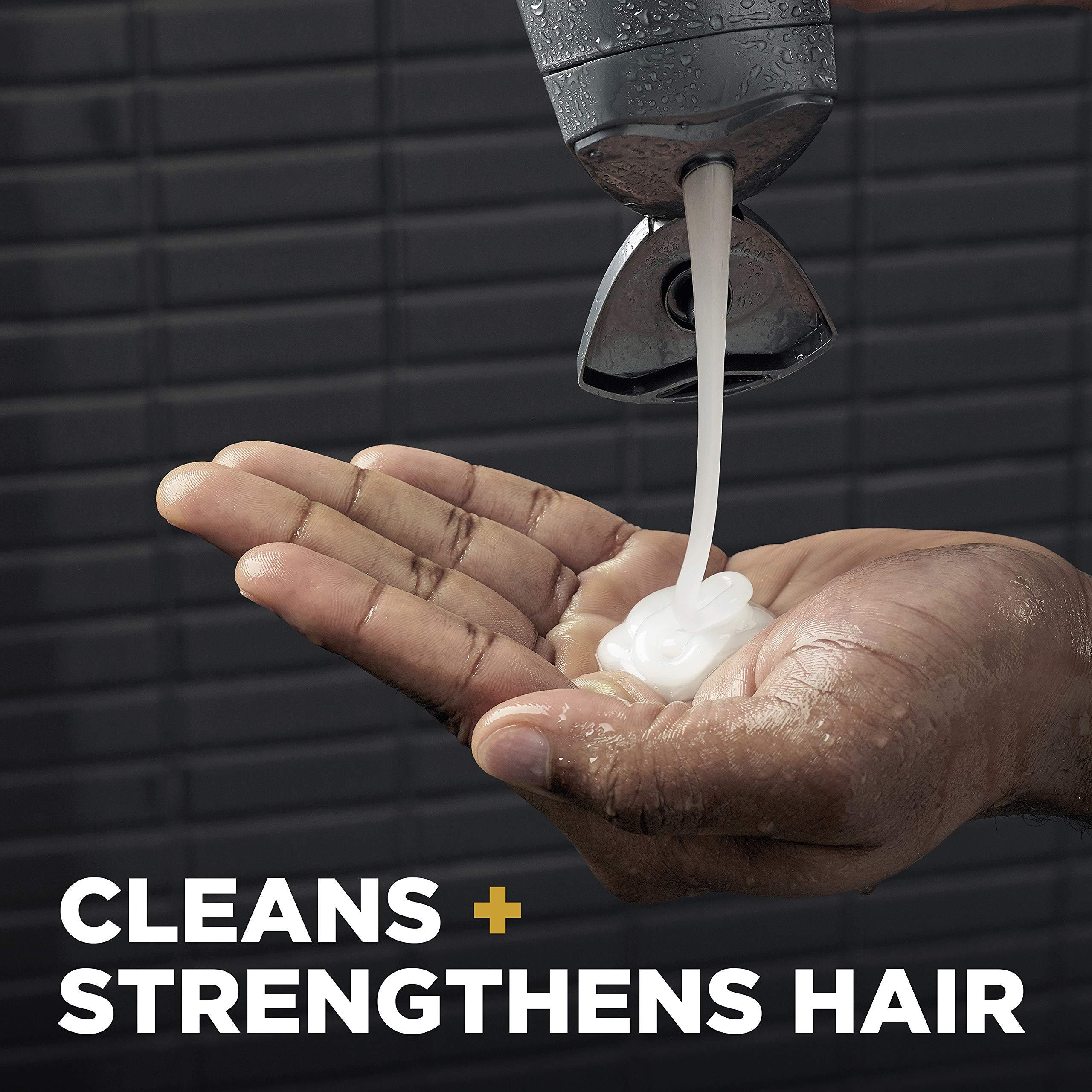 Dove Dove Men+Care Fortifying 2 in 1 Shampoo and Conditioner for a Deep Clean and Fortified Hair Thick and Strong with Caffeine Strengthens and Nourishes Thinning Hair, Gray, 20.4 Fl Oz