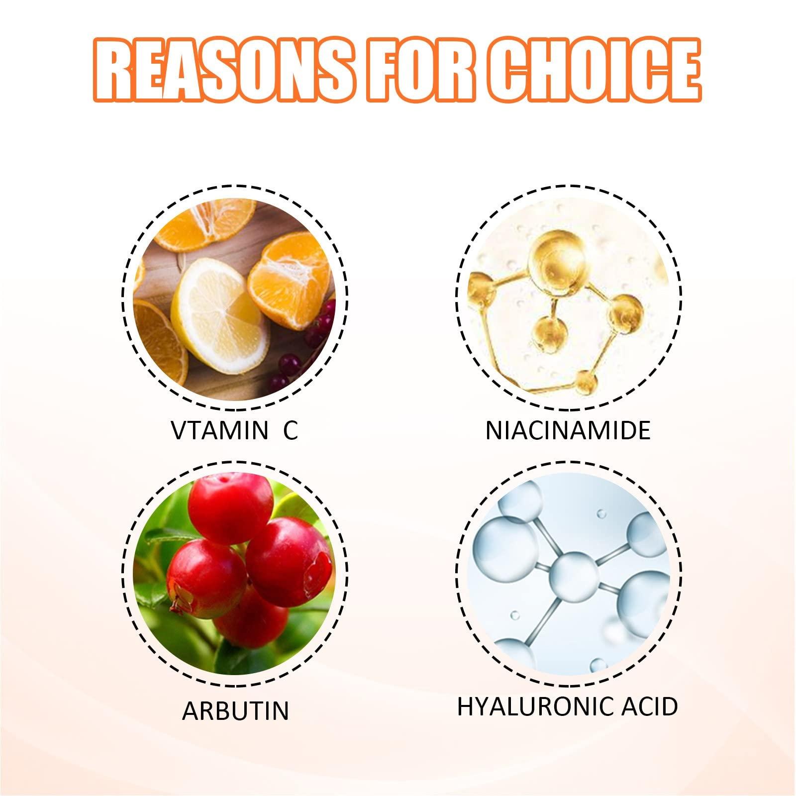 TOKZON Triple-action Blemishskin Corrector Serum, Blemish Skin Corrector Serum, Eliminate Melanin Freckle, Vitamin C Anti Aging Skin Clearing Serum-3pcs