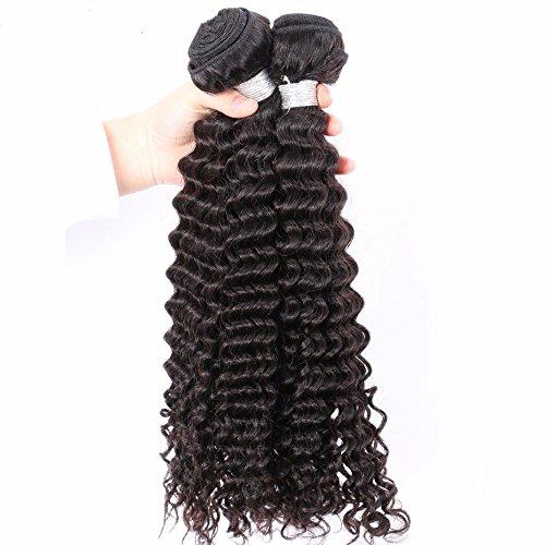 DaJun 8A Hair Extension Malaysian Virgin Remy Human Hair Bundles Deals Deep Wave Curly Weave 3pcs/lot 300gram Natural Colour 18"18"18" Grace Hair Products Weft