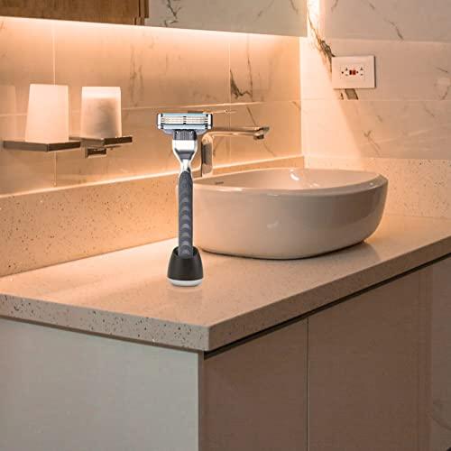 Cabilock Cabilock Shaving Razor Stand Safety Razor Stand Head Shavers for Men Razor Base Face Shaver for Men Body Shavers for Men Shaving Brush Stand Mens Shaver Man Block Desktop