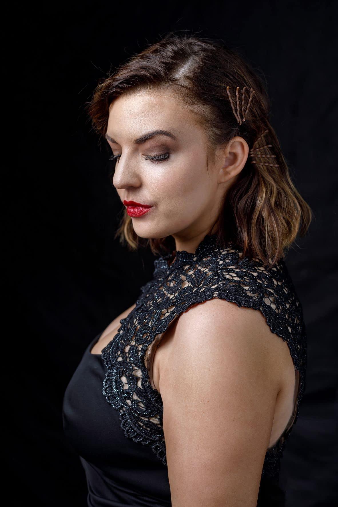 Metal Free Styling Metal Free Bobby Pins - BLACK-BROWN-CLEAR