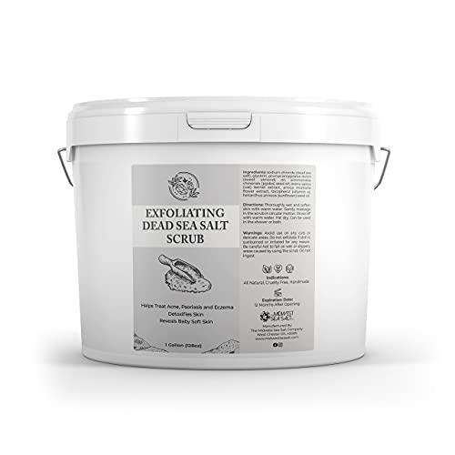Midwest Sea Salt Company Exfoliating Dead Sea Salt Scrub - 128oz - Rose Absolute