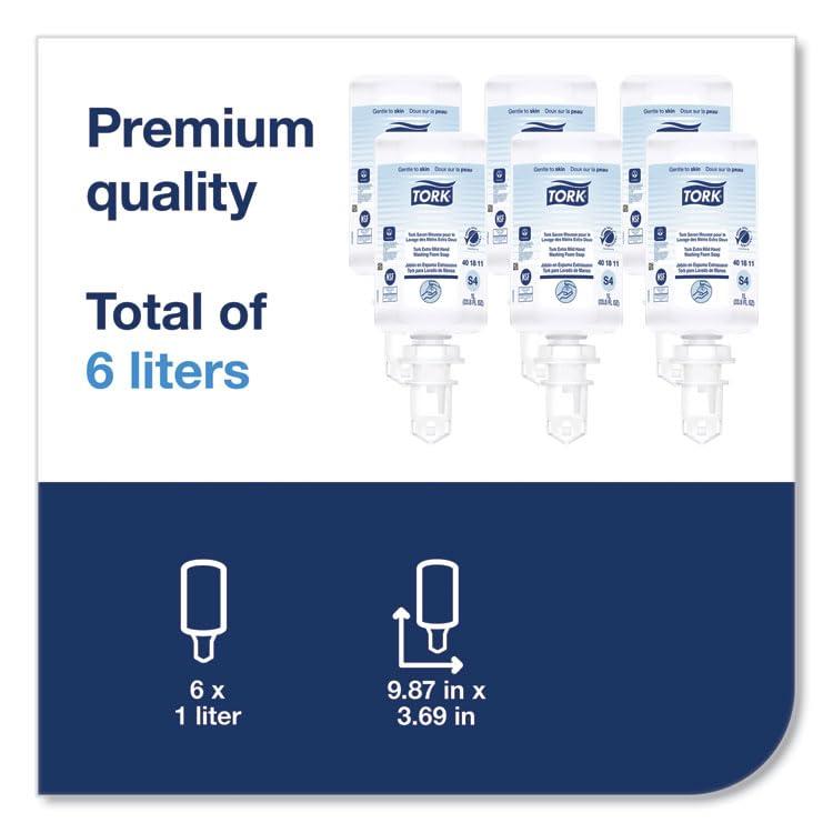 Tork Extra Mild Foam Soap Refill Unscented 1 L 6/Carton