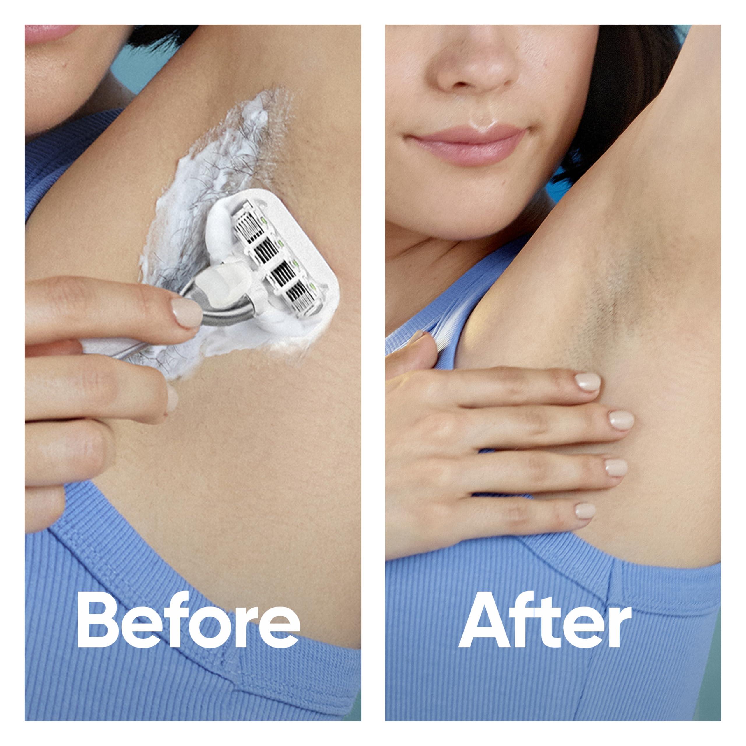 Venus Gillette Venus Extra Smooth Sensitive Razor for Women, Includes 1 Reusable Razor Handle + 2 Refills, for Sensitive Skin with Metal Handle and Shower Holder